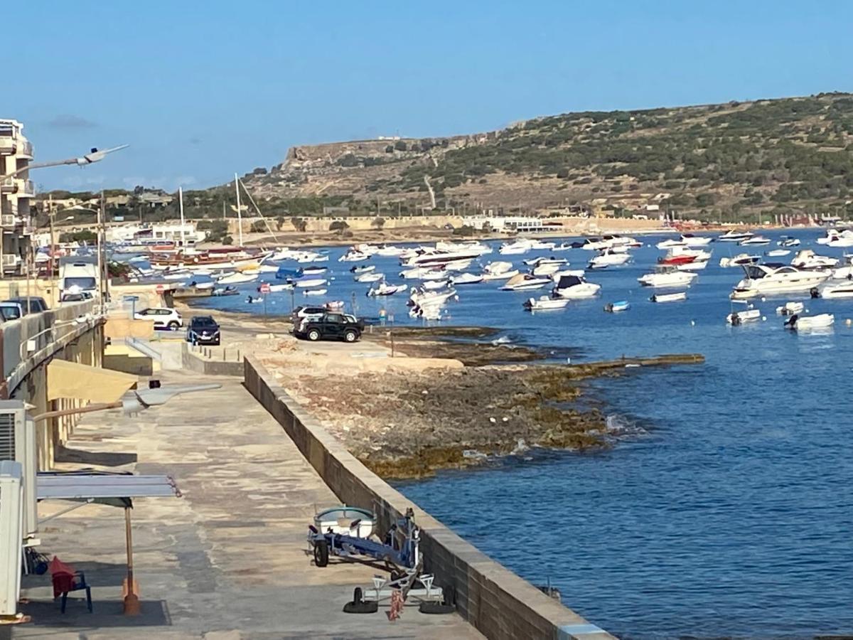 Sea Front Apartment At Mellieha Bay, Malta! Eksteriør billede