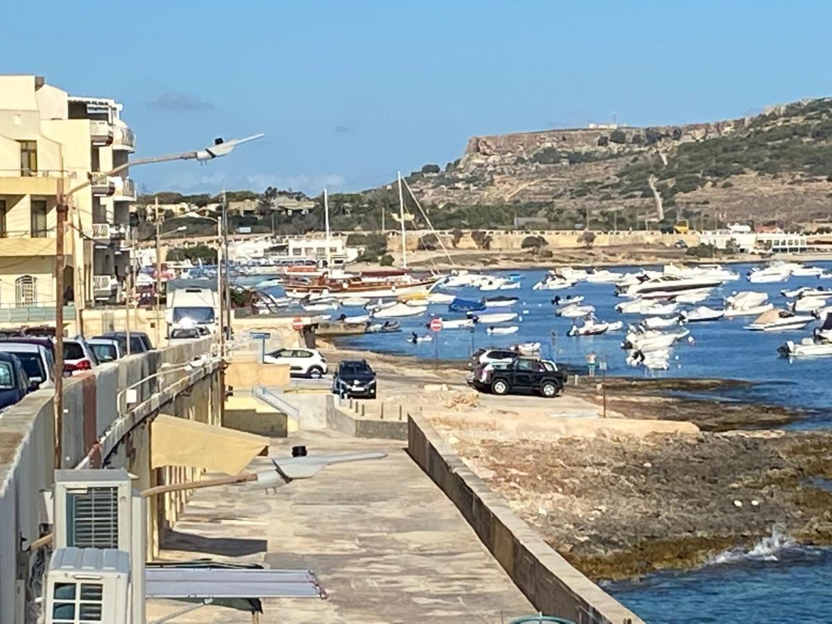 Sea Front Apartment At Mellieha Bay, Malta! Eksteriør billede